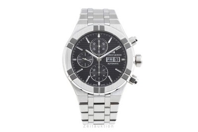 Maurice Lacroix Aikon Automatik Chronograph Stahl Ref. AI6038-SS002-330-1 B&P