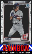 2020 Bowman Draft #BD-78 Tyler Freeman Cleveland Indians