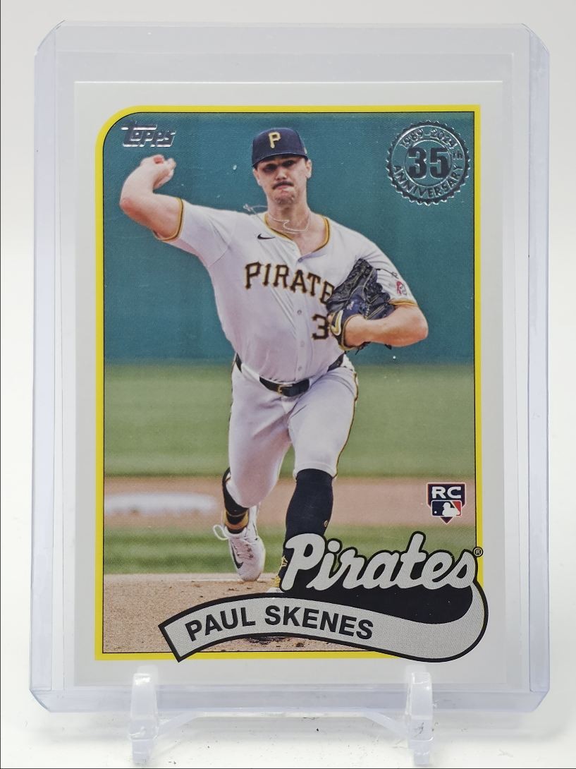 PAUL SKENES 2024 TOPPS UPDATE ROOKIE 1989 35TH ANNIVERSARY RC Q4770