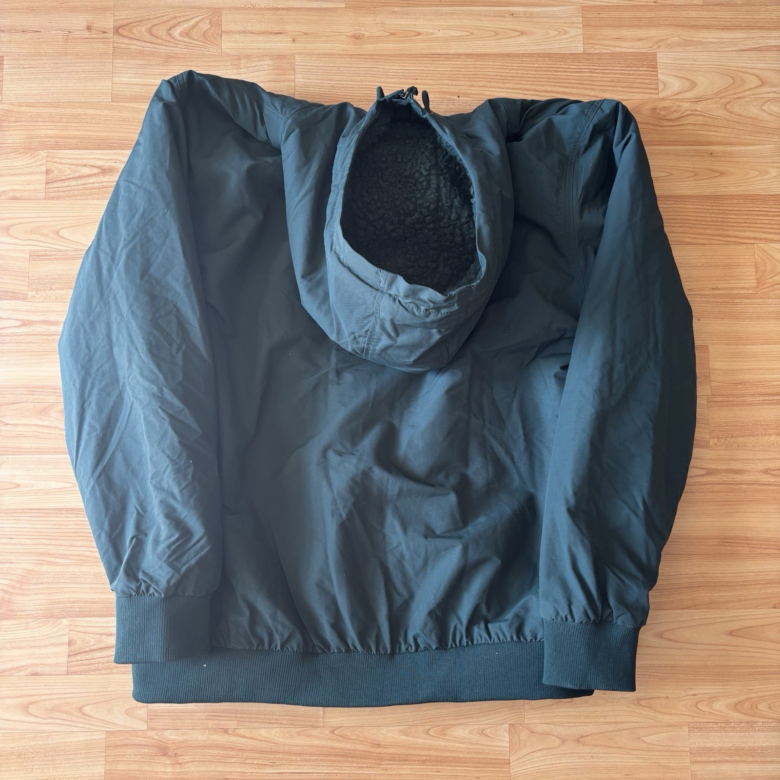 NWT PATAGONIA MEN'S LINED ISTHMUS HOODY SHERPA LINED JACKET GREEN SIZE XXL! thumbnail 4