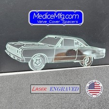 1967 Plymouth Belvedere Laser Engraved Hanging Car Ornament