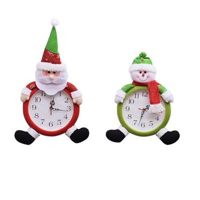 Elektronische Uhr Schneemann Dekoration Schlafzimmerdekor Wanduhr Für
