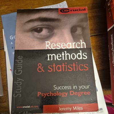 Research Methods and Statistics (Crucial) by J N V Miles (Paperback, 2001)