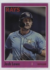 2024 Topps Archives 1970 Topps Pink Foilboard Josh Lowe #171 fm0