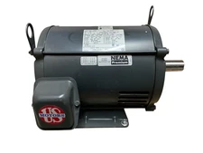 US Motors D10P1D 10 HP AC Motor 3505 RPM 3 Phase 213T 208-230/460 V ODP 60 HZ