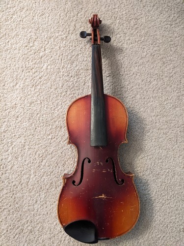 Violino Antonio Stradivari Cremonensis Faciebat Anno 1722. Per ricambi o riparazioni - Foto 1 di 22