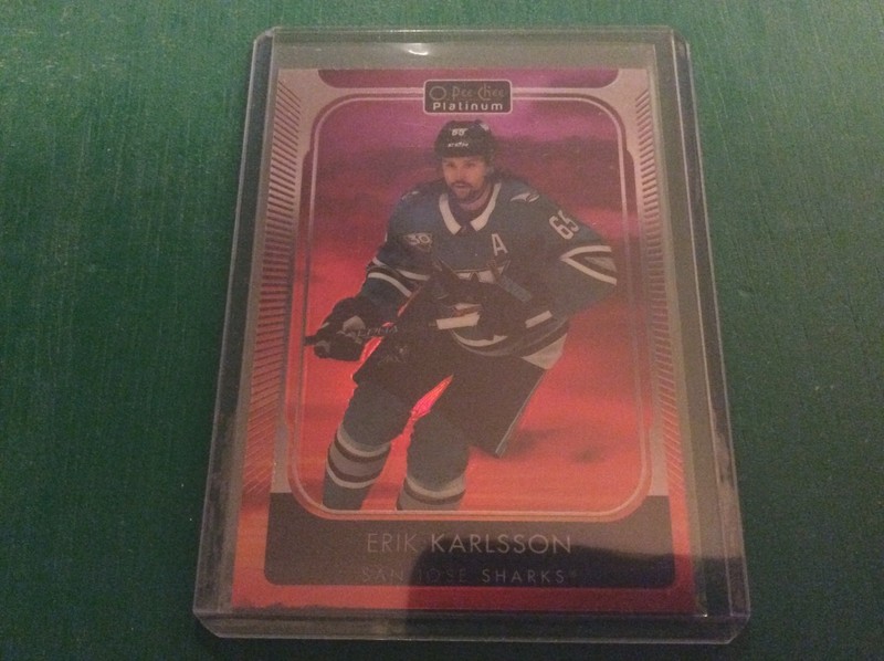 2021-22 O-Pee-Chee Platinum - Erik Karlsson #11 Sunset