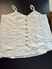 Torrid Women s Plus 3XL White Solid Woven V-N...