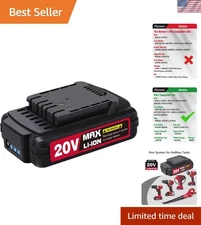 20V MAX 2.0 Ah Lithium Ion Rechargeable Battery - Efficient Power Tool Solution
