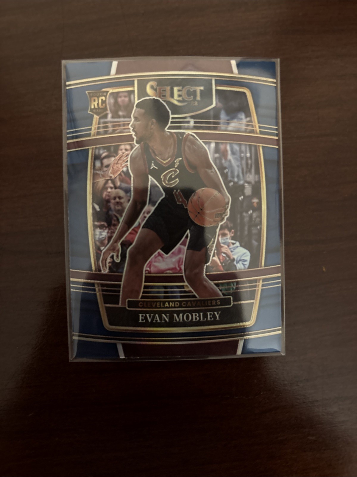 2021-22 Panini Select - Concourse Evan Mobley #5 Blue Prizm (RC)