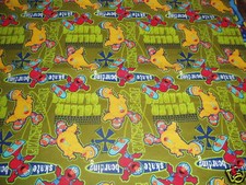 Sesame Street elmo big bird baby toddler sheets flannel skate