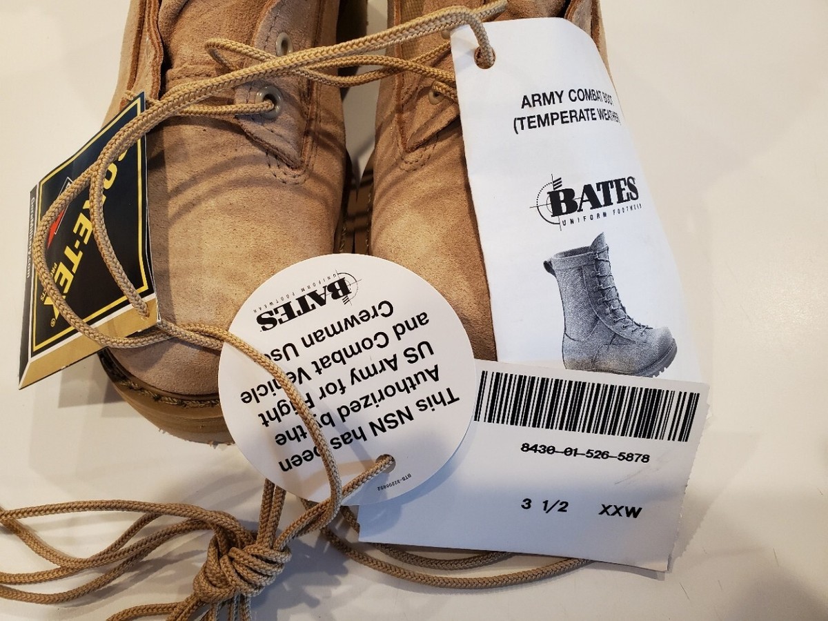 BATES Army Issued Combat Boots Coyote Gore-Tex(Temperate Weather 