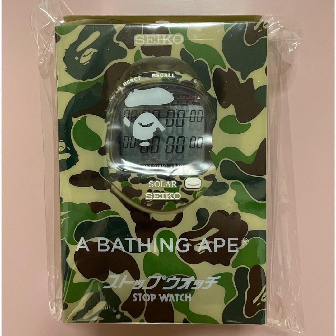 A Bathing Ape BAPE x SEIKO Camo Stopwatch | eBay