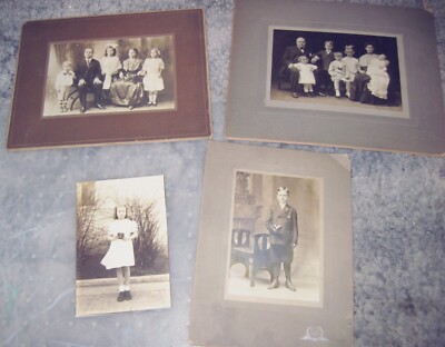 4 Old Photos Family From South Bethlehem, Northampton County, PA