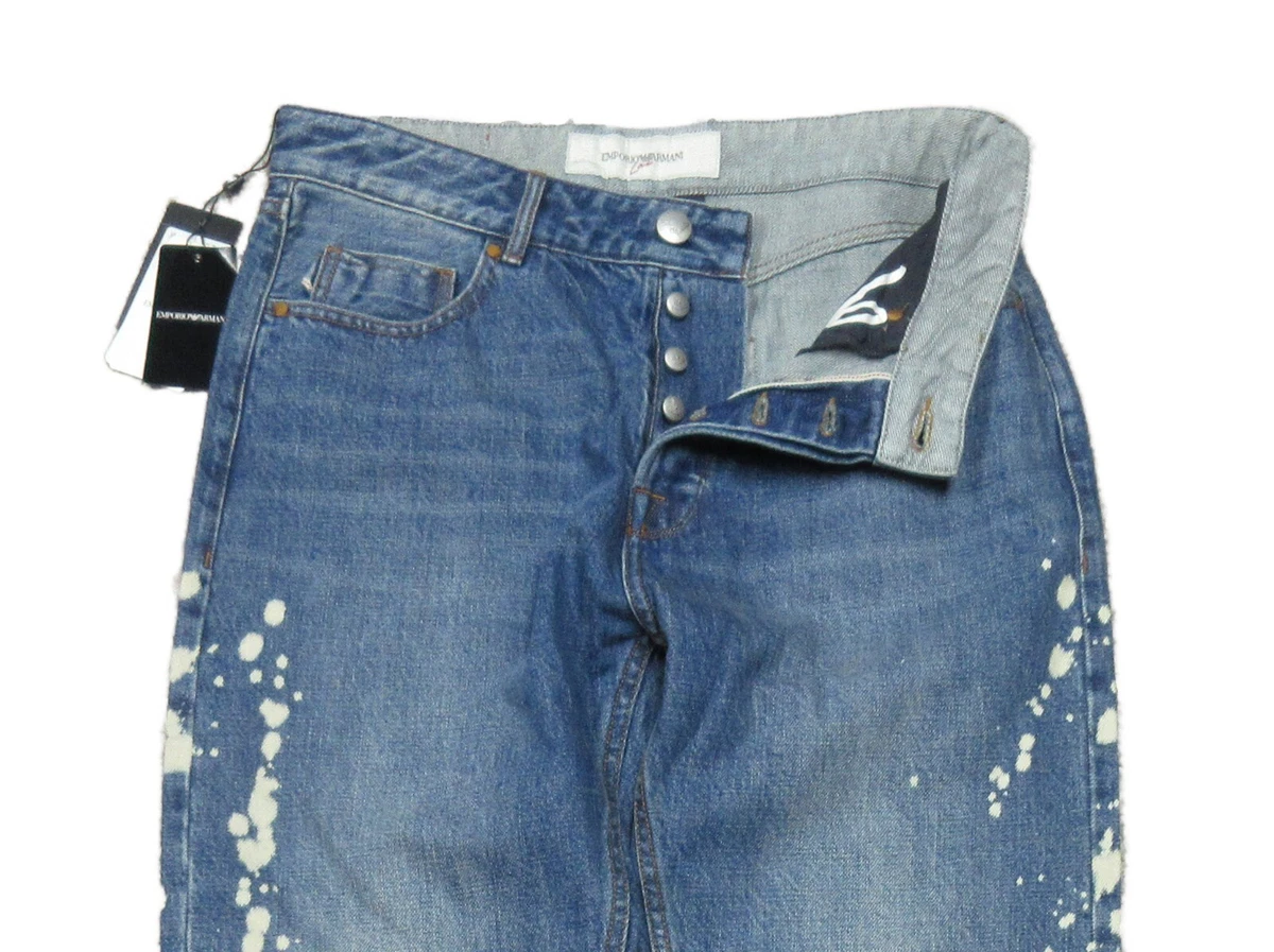 Armani paint deals splatter jeans