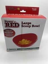 Power of Red Adaptive Scoop Bowl  Suction Cup Essential Medical increase appetit