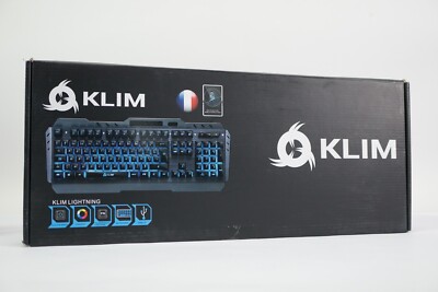 Klim Lightning AZERTY Gaming Tastatur Beleuchtung Handyhalterung schwarz #25