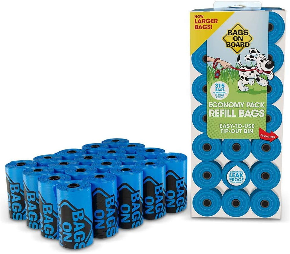 Dog Poop Bags Strong, Leak Proof Dog Waste Bags 9 X14 Inches, 315