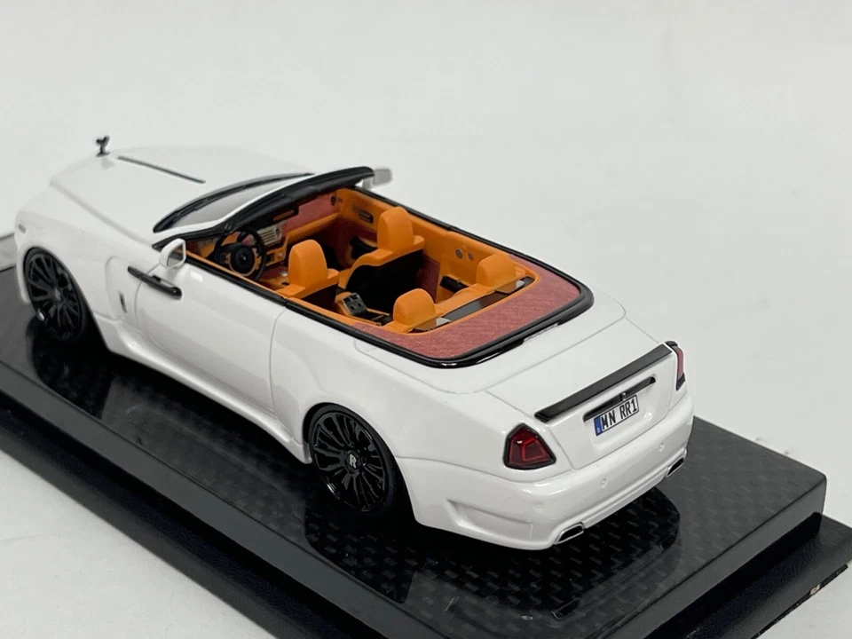 1/43 AB Models Rolls Royce Dawn Convertible Novitec White / Orange Lmd 20 pcs 4B - Image 2 of 4