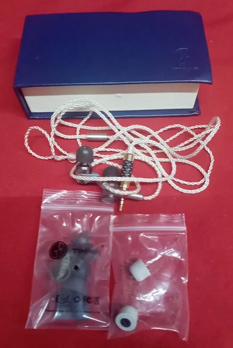 Linsoul TIN HIFI T2 Double Dynamic Drive Headphones - Gray