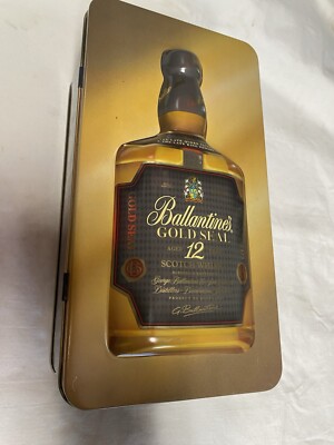 Ballantines Gold Seal 12 years, Edition.   In Orginal Blechdose Und Zustand