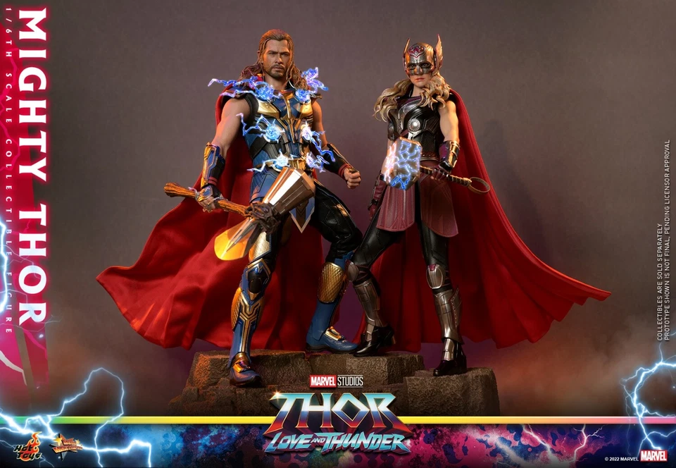 Figura 1/6 Preventa Hot Toys Marvel MMS663 Thor: Love And Thunder Mighty Thor Foto 2 de 4