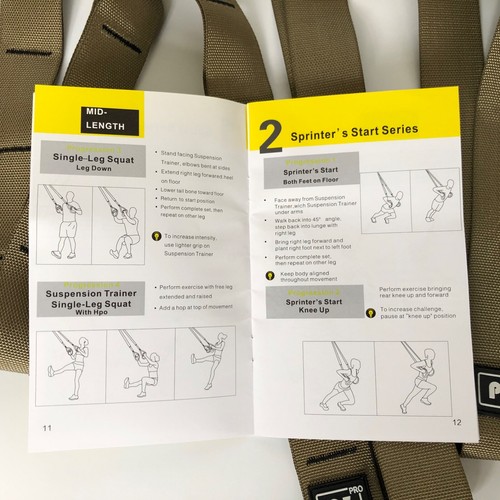 Fitness Suspension Trainer & Widerstandsband Set | Gym Qualität mit Türanker - Bild 21 von 60