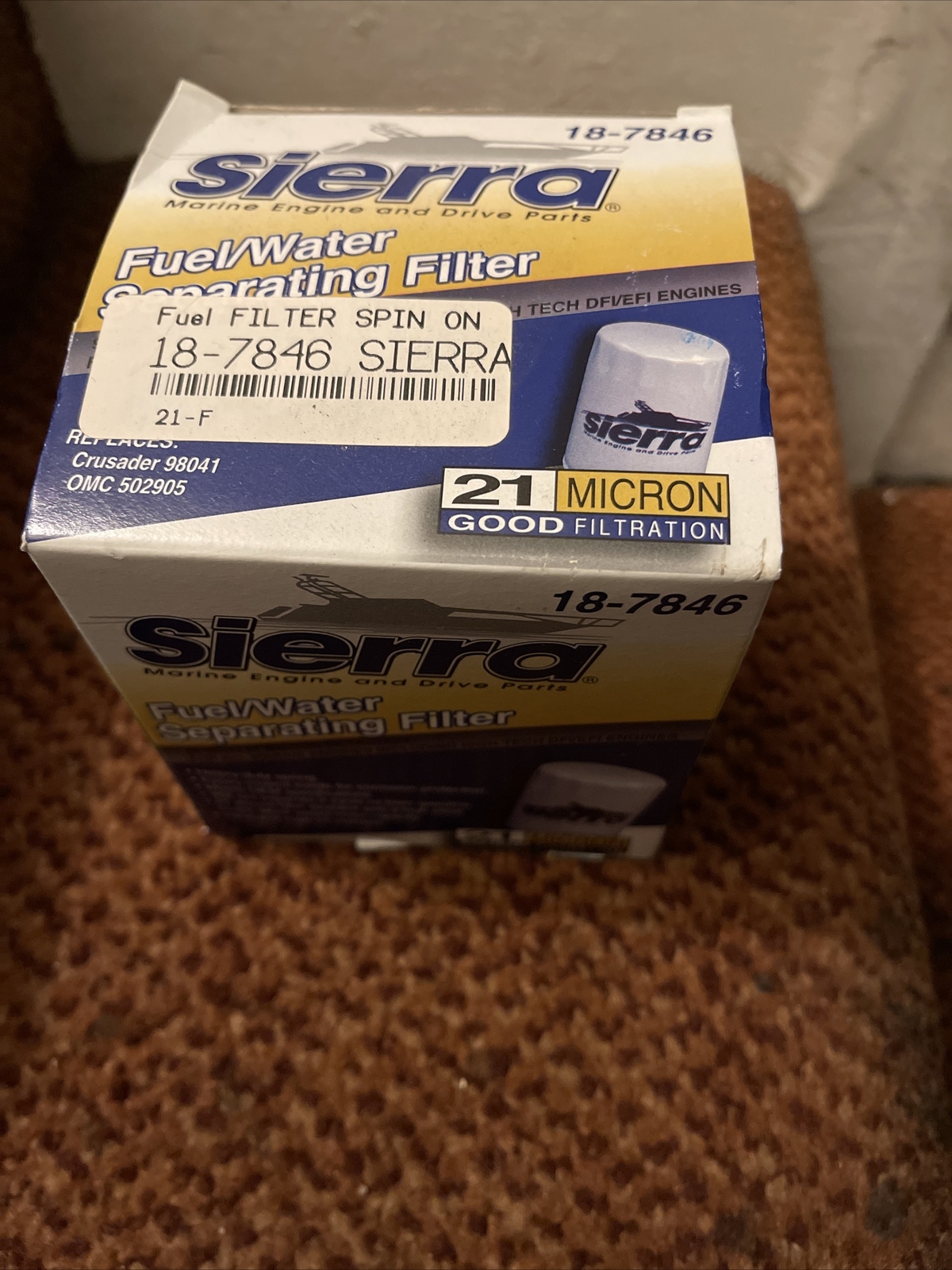 SIERRA 187846 Cross reference fuel filters