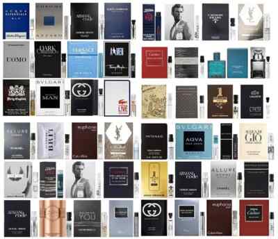 Men's Cologne Sample Vials Choose Scent & Combined Shipping