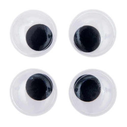 Wackelaugen Kunststoff Augen bunt o. klassisch verschiedene Größen ab 2St - Bild 2 von 13