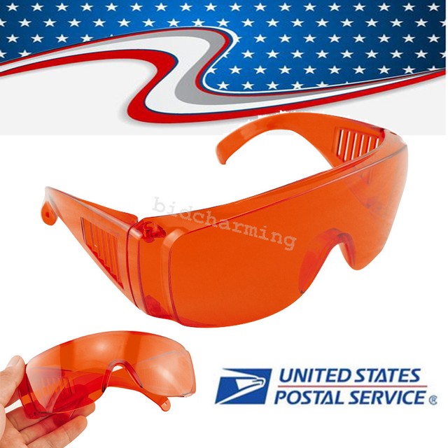 USA Lab Dental Goggle Glasses UV Protective Safety Eye Impact Curing