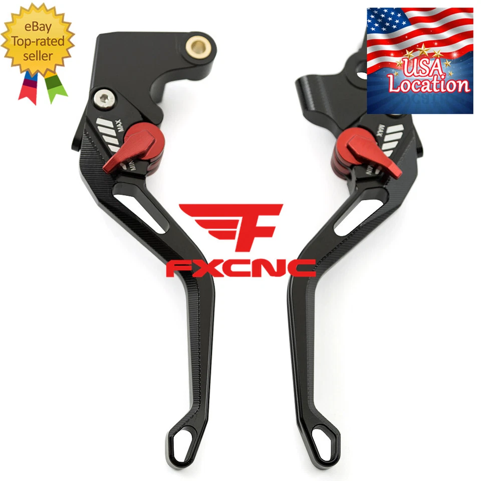 Palancas de embrague de freno FXCNC para Yamaha TTR125 L/LE/LW (freno de disco delantero) 2000-2016 Foto 2 de 4
