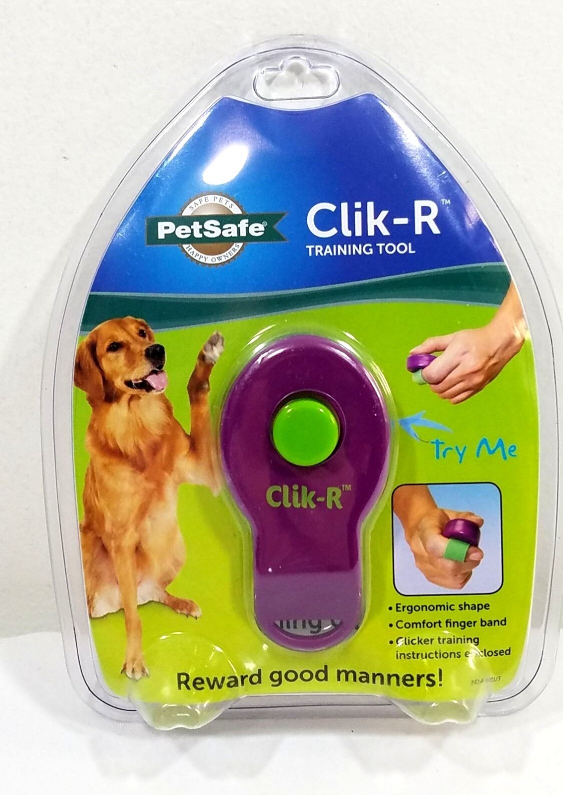 67 Clik R PetSafe Clik-R Training Tool Obedience Aid Clicker Dogs Ergonomic ...