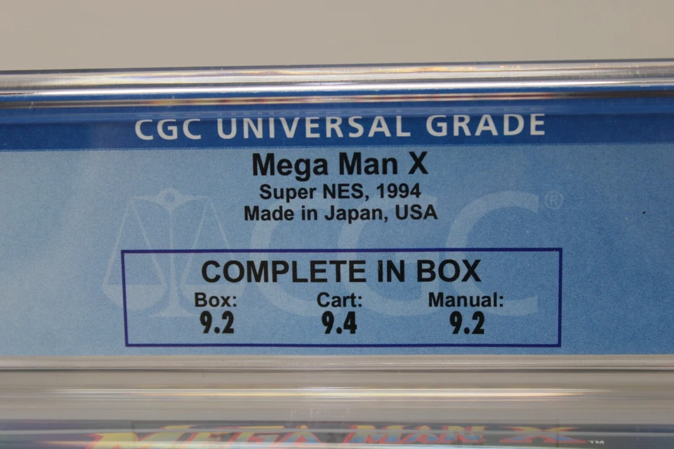 Mega Man X 1994 Super Nintendo SNES CIB CGC High Grade 9.2 Japan 1st Print - Image 4 of 4