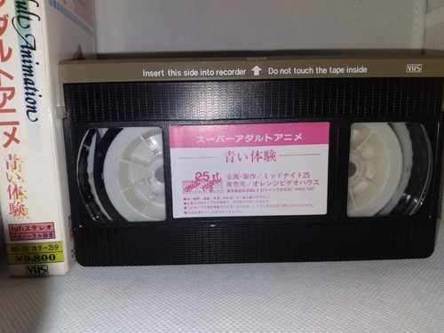 Orange Video House Aoi Taiken Hachuu Rui VHS 1984 - Picture 6 of 6
