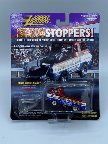 Johnny Lightning Show Stopper Richie Travers' Dodge Materiale Bianco Fulmine - Foto 2 di 3