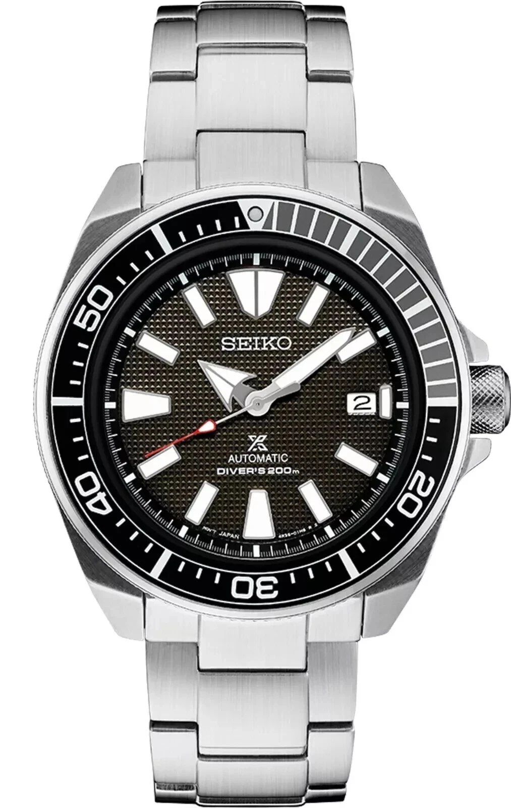 New Seiko Prospex Automatic Samurai Diver’s Black Dial Men’s Watch SRPF03