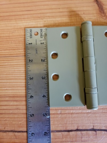 Menge 3 Stanley #FBB179-4,5" Schwerlast Türscharnier, Militärgrau - Bild 2 von 5