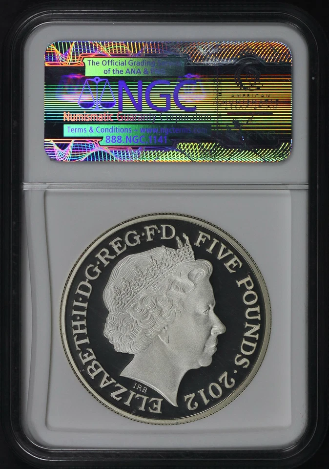 2012 U.K. £5 Silver London Olympics Piefort NGC PF-69 UC One of First 500 Struck - Image 2 of 2