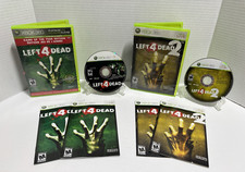2x L4D Games (Left 4 Dead & Left 4 Dead 2) Xbox 360 *Complete CIB TESTED* READ