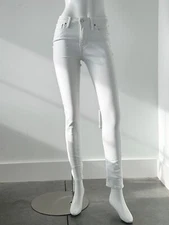Levi's 721 High Rise Skinny Jeans White Size 26