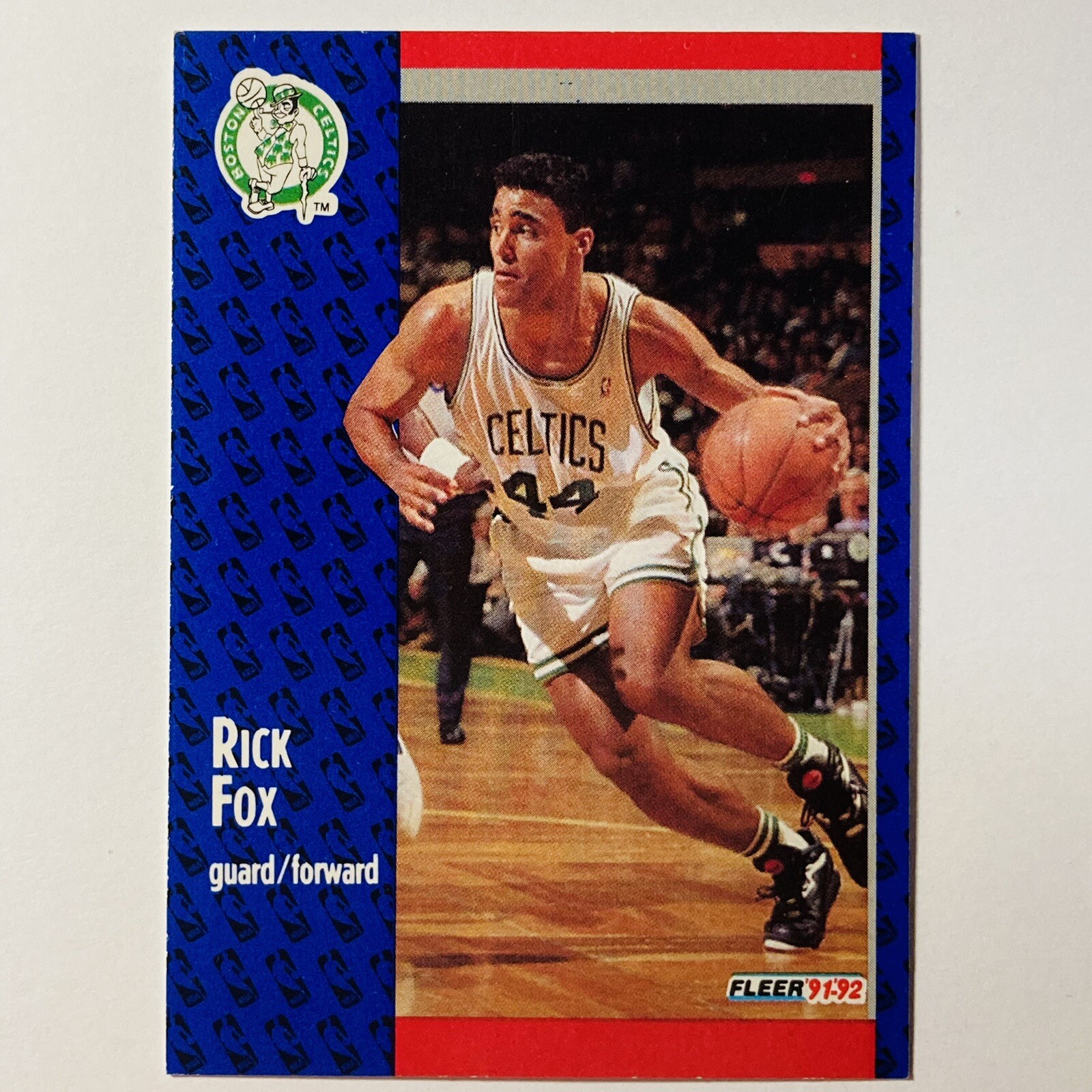 1991-92 Fleer Basketball Card #248 Rick Fox Boston Celtics Tc2