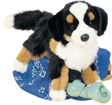 Douglas Cuddle Toys Trevor Bernese Mountain Dog # 2025 Stuffed Animal Toy