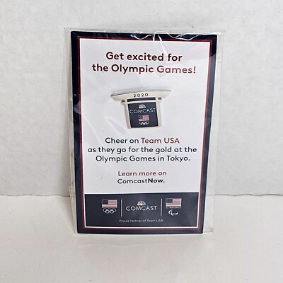 Tokyo 2020 Summer Olympics Team USA Pin Comcast Olympic Games