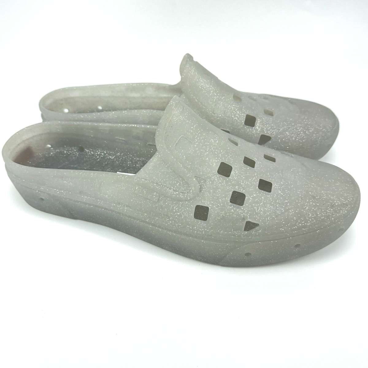VANS Mens Size 13 / 47 Slip-On Mule TRK Clear Grey Sneakers 