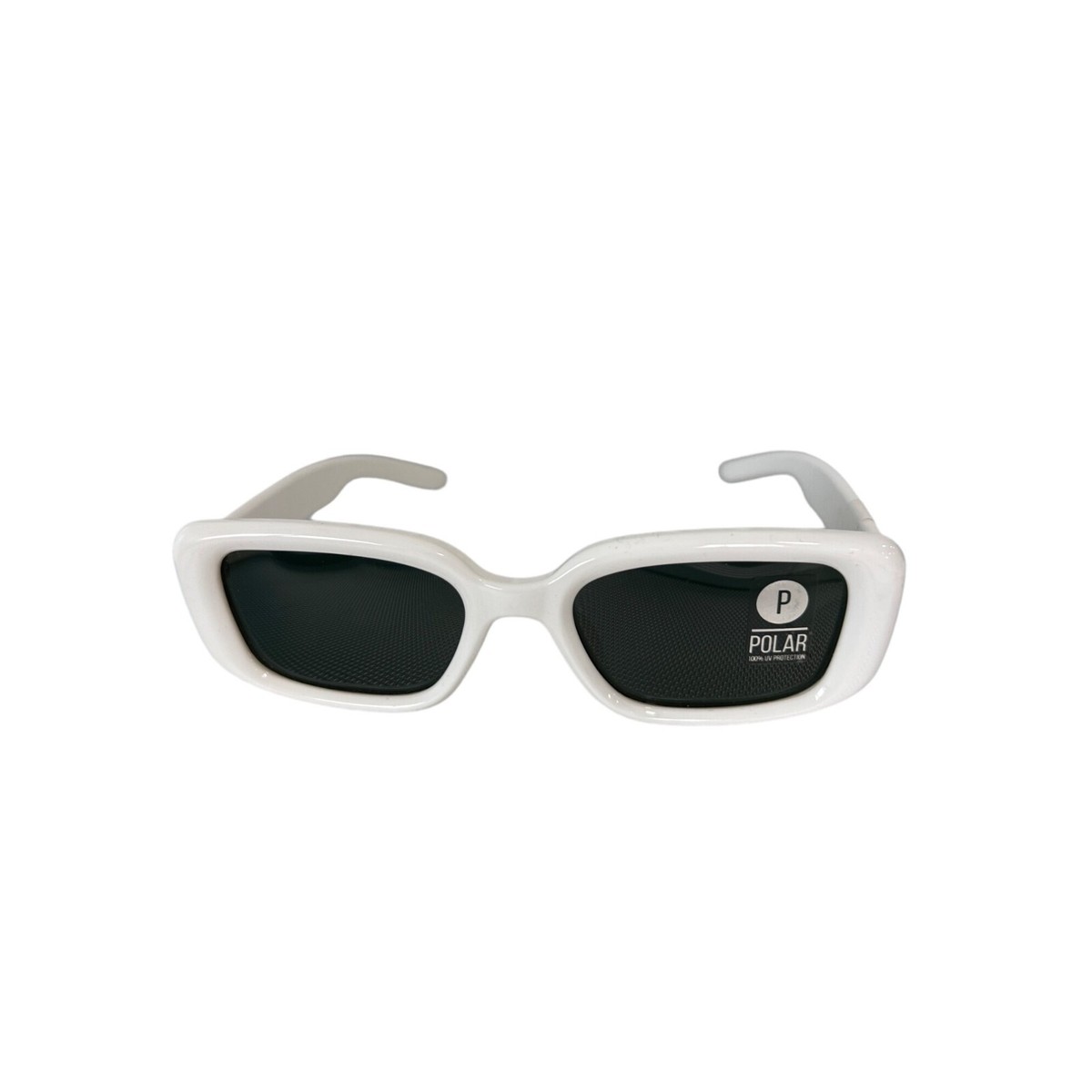 Kreedom Polarized Sunglasses White Frame With Dark Lenses UV