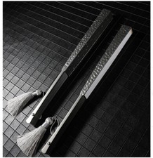 Titanium Alloy Folding Fan Outdoor Tactical 9-inch Metal Kung Fu Fan Tai Chi Fan