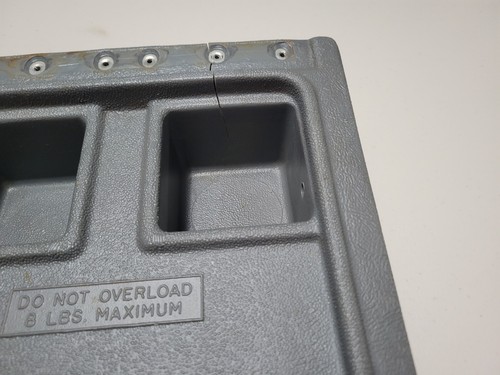81-91 Chevrolet GMC Squarebody Center Console Lid Cover Door Cubby Storage K5 OE - Picture 21 of 24