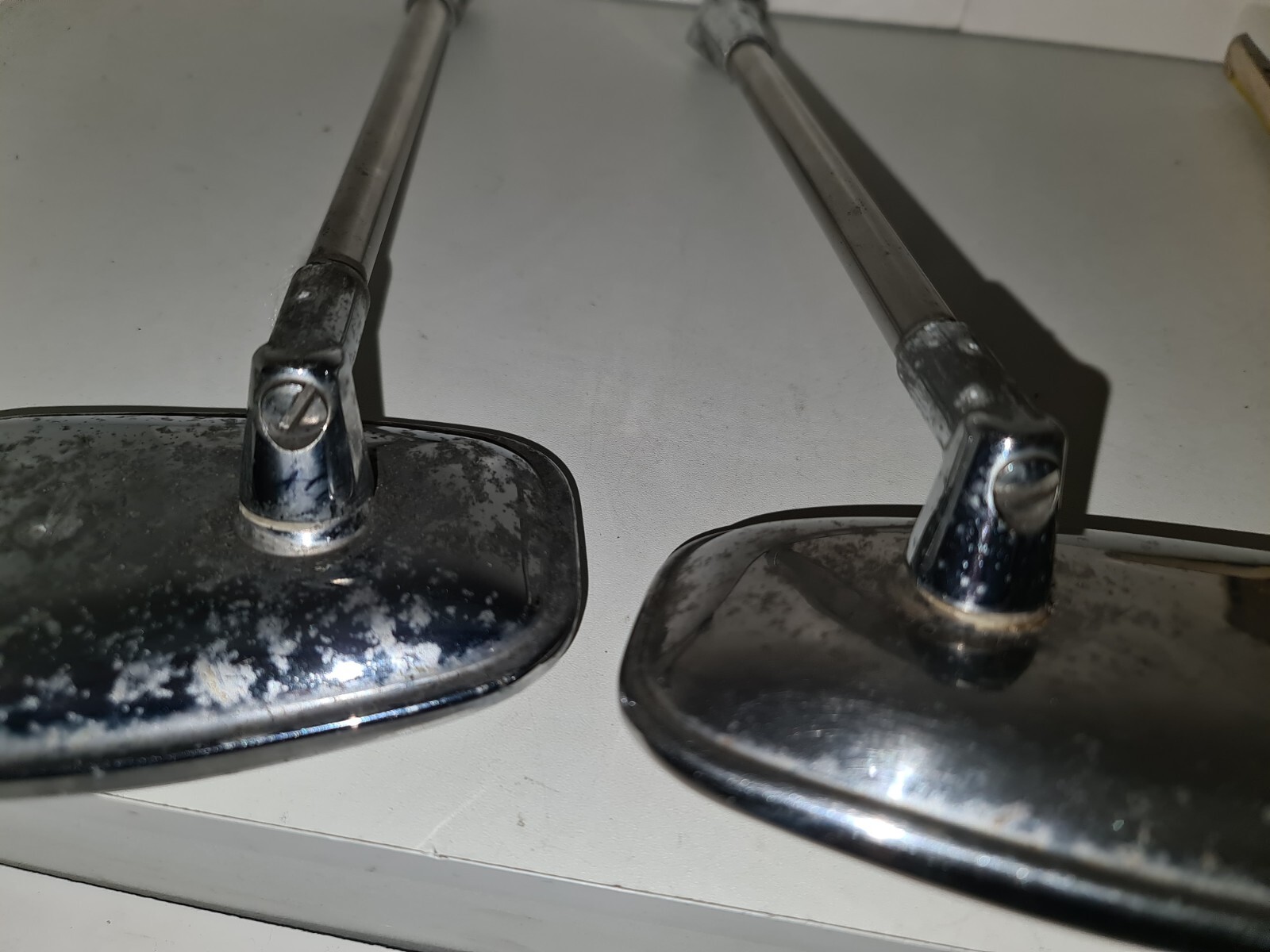 DESMO Wing Mirror Heads & Long Stalks Vintage Classic Car Van LOT B