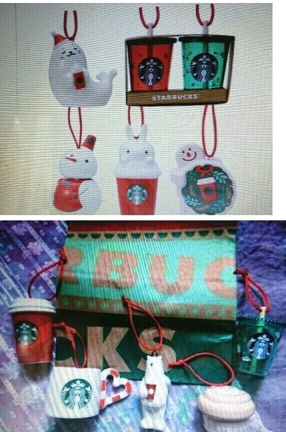 STARBUCKS クリスマスオーナメント 10個セット スターバックス」のホリデーアイテムが11月1日に発売 コーヒー類に着想
